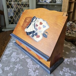 Wooden Handmade Recipe Box